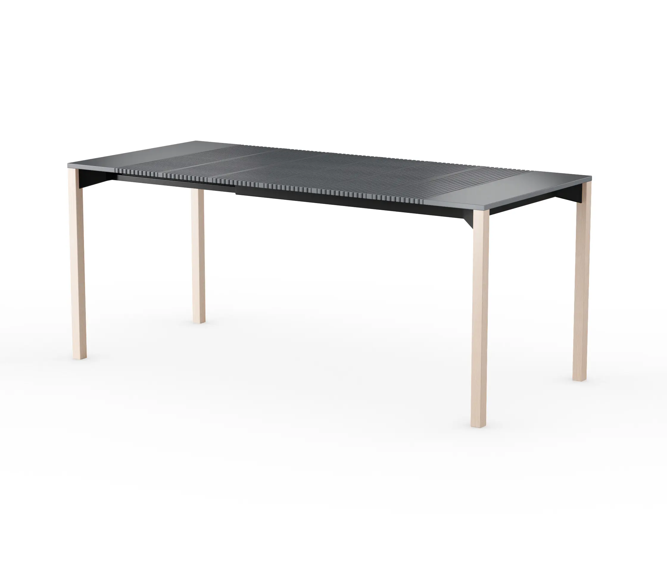LAIK - iLAIK extendable table 120 - gray/angular/birch