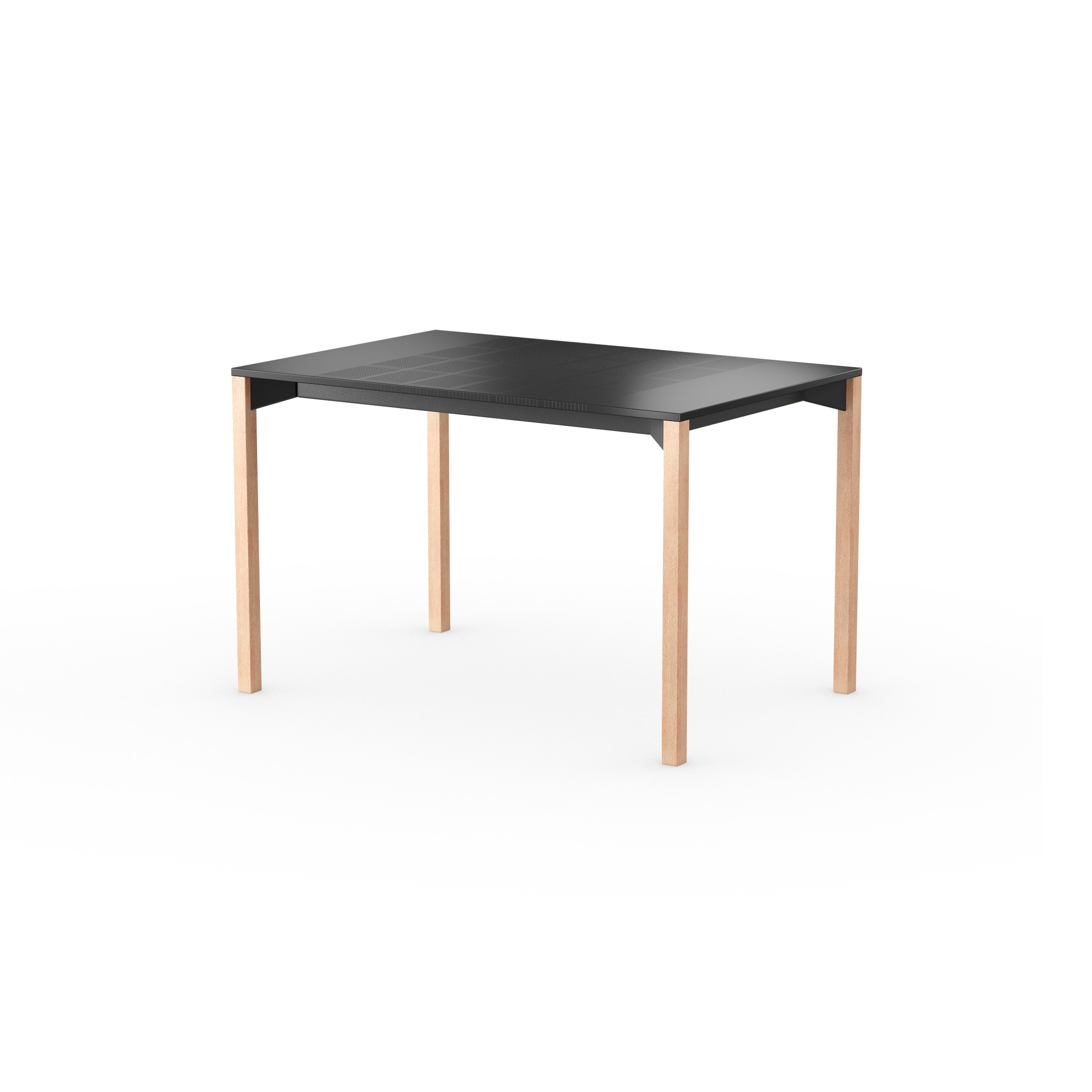 iLAIK extendable table 120 - black/angular/oak