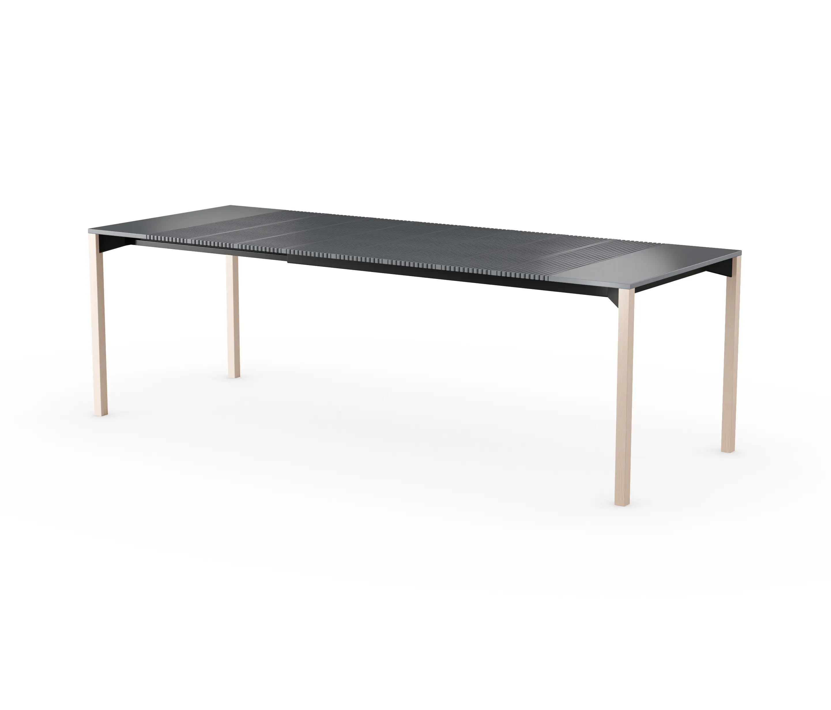 LAIK - iLAIK extendable table 160 - gray/angular/birch