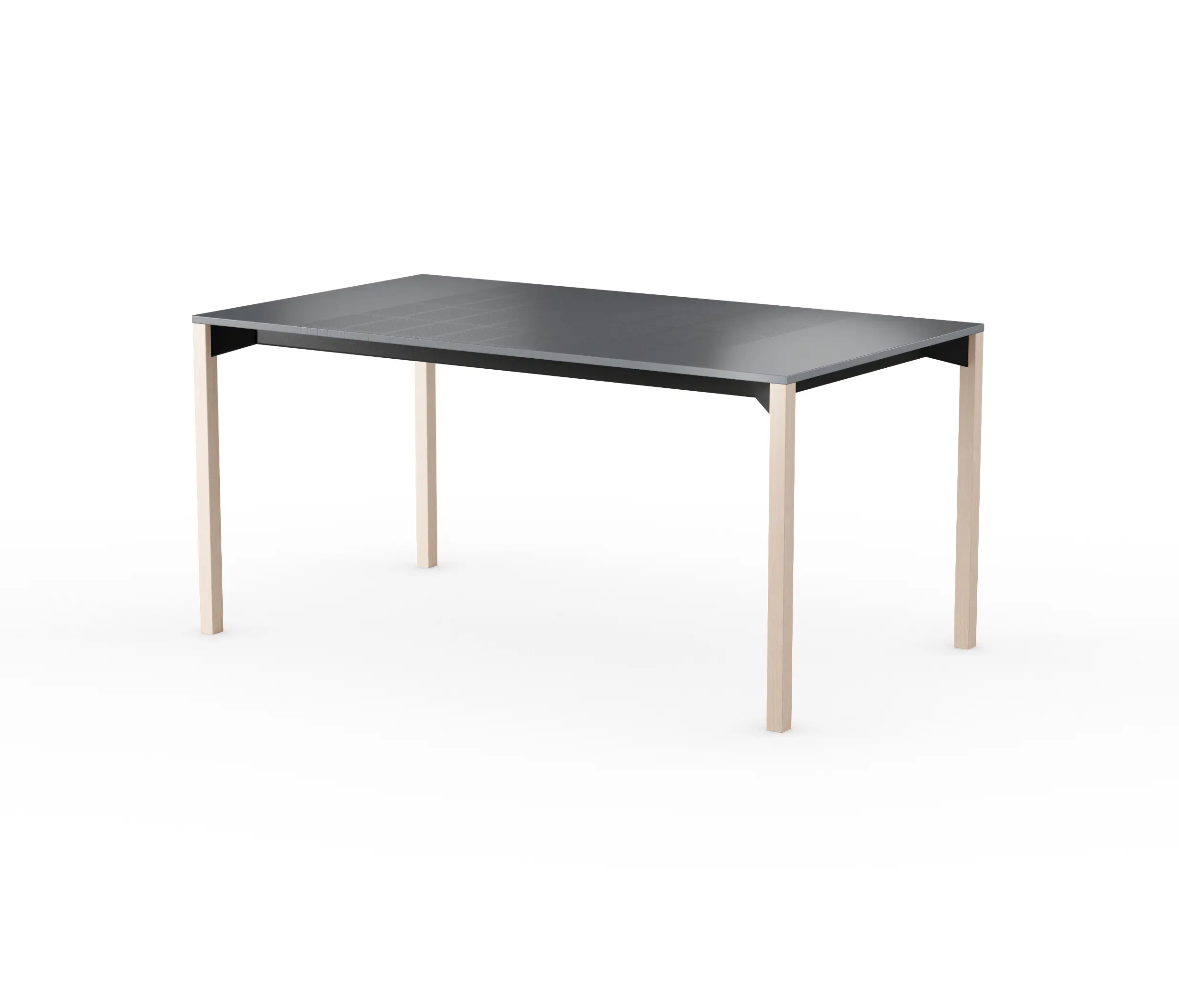 LAIK - iLAIK extendable table 160 - gray/angular/birch