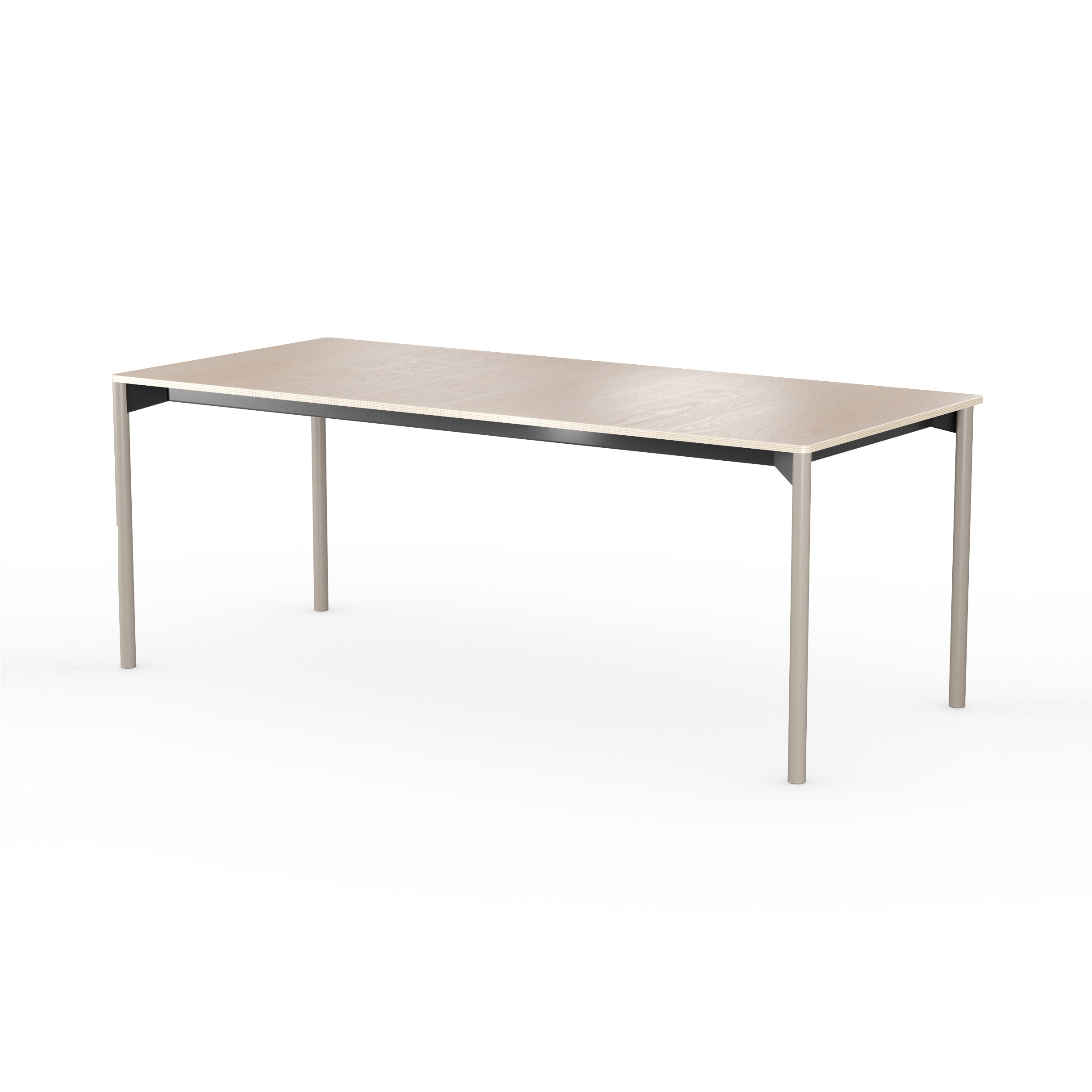 Mostrar el producto iLAIK extendable table 200 - birch/rounded/graybeige del fabricante LAIK