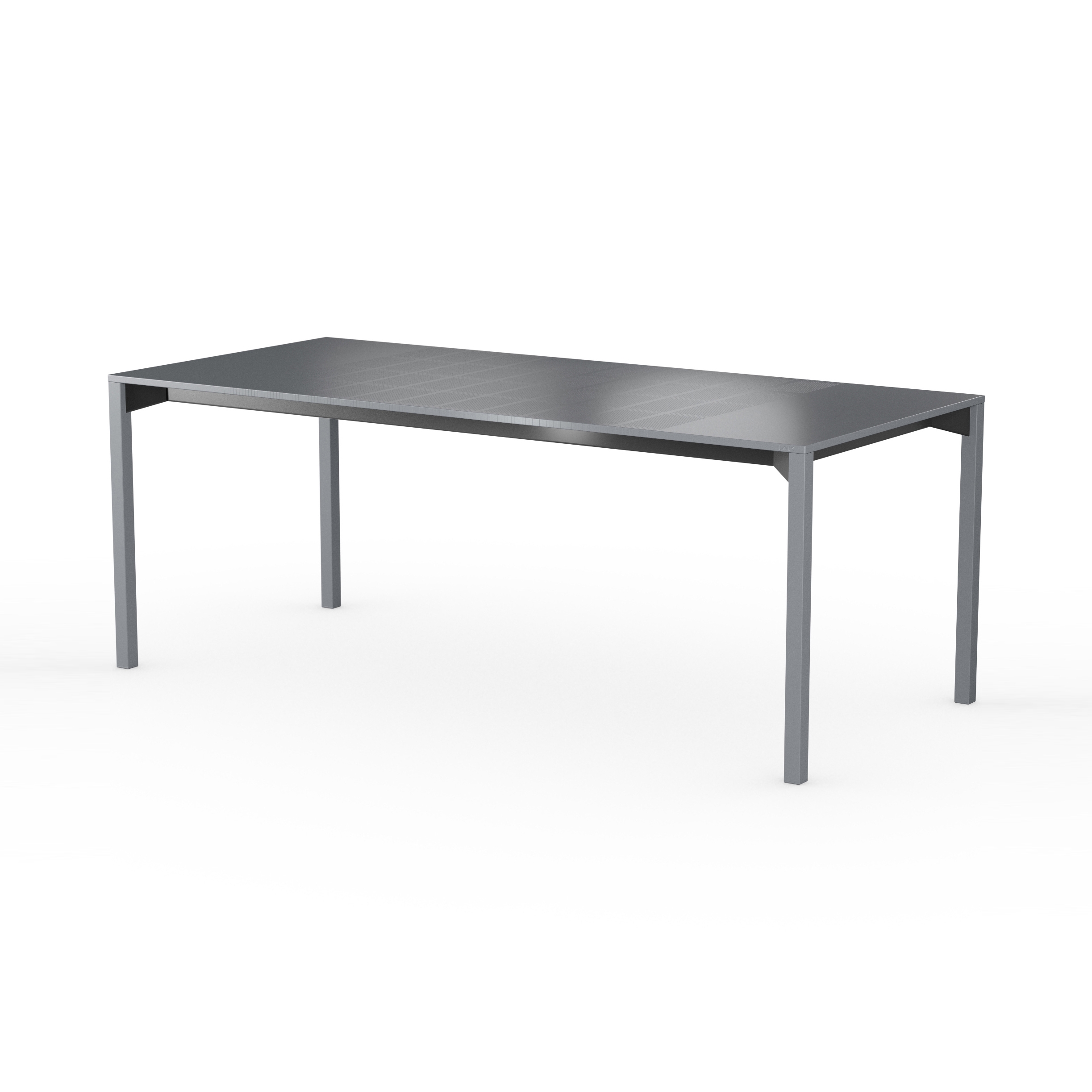 iLAIK extendable table 200 - gray/angular/gray