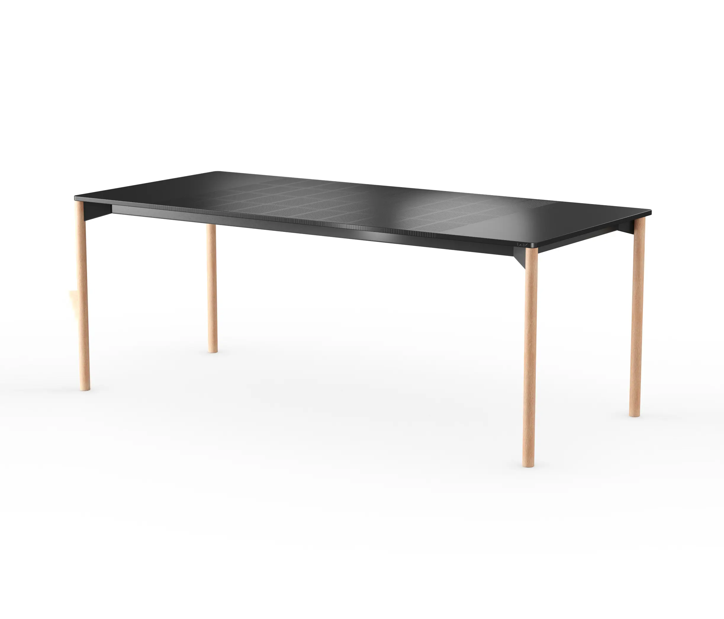 LAIK - iLAIK extendable table 200 - black/rounded/oak