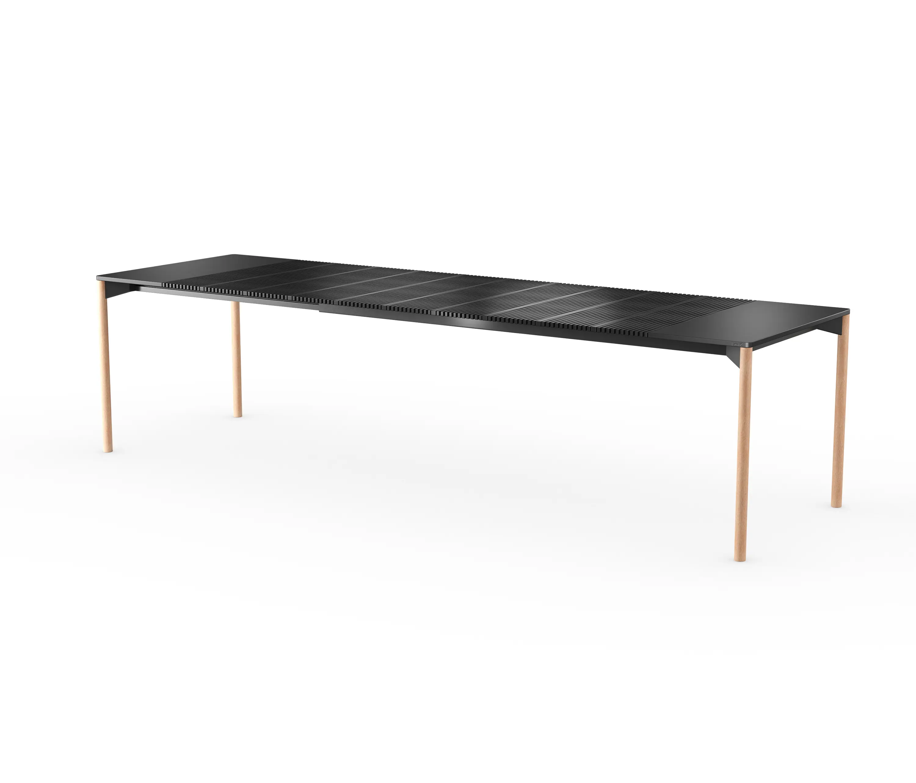 LAIK - iLAIK extendable table 200 - black/rounded/oak