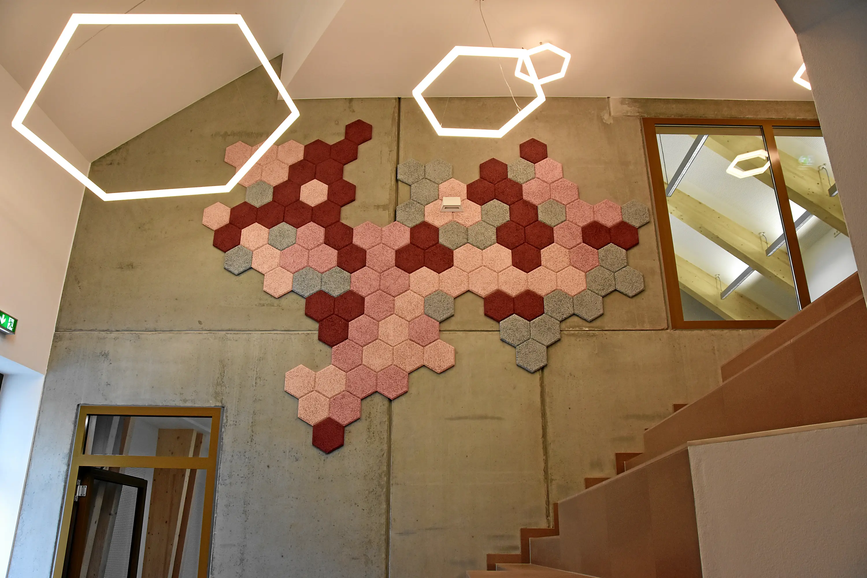 leuchtstoff - LED Hexagon light TheX 500 pendant light