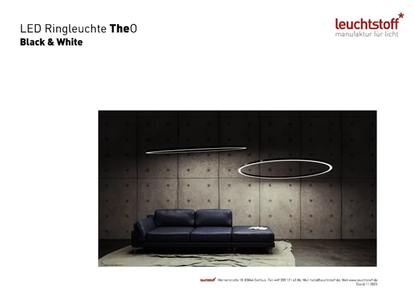 Preview image for the file LED Ringleuchte The O | Black & White