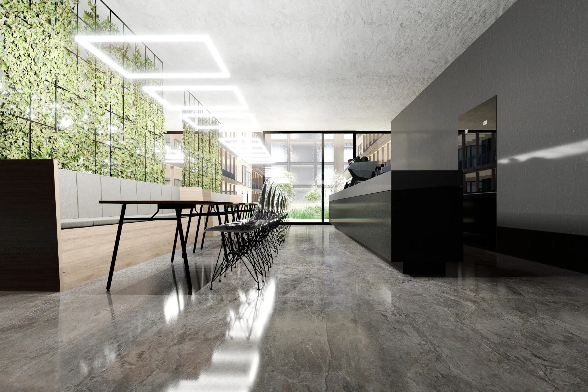 leuchtstoff - TheQ square LED luminaire