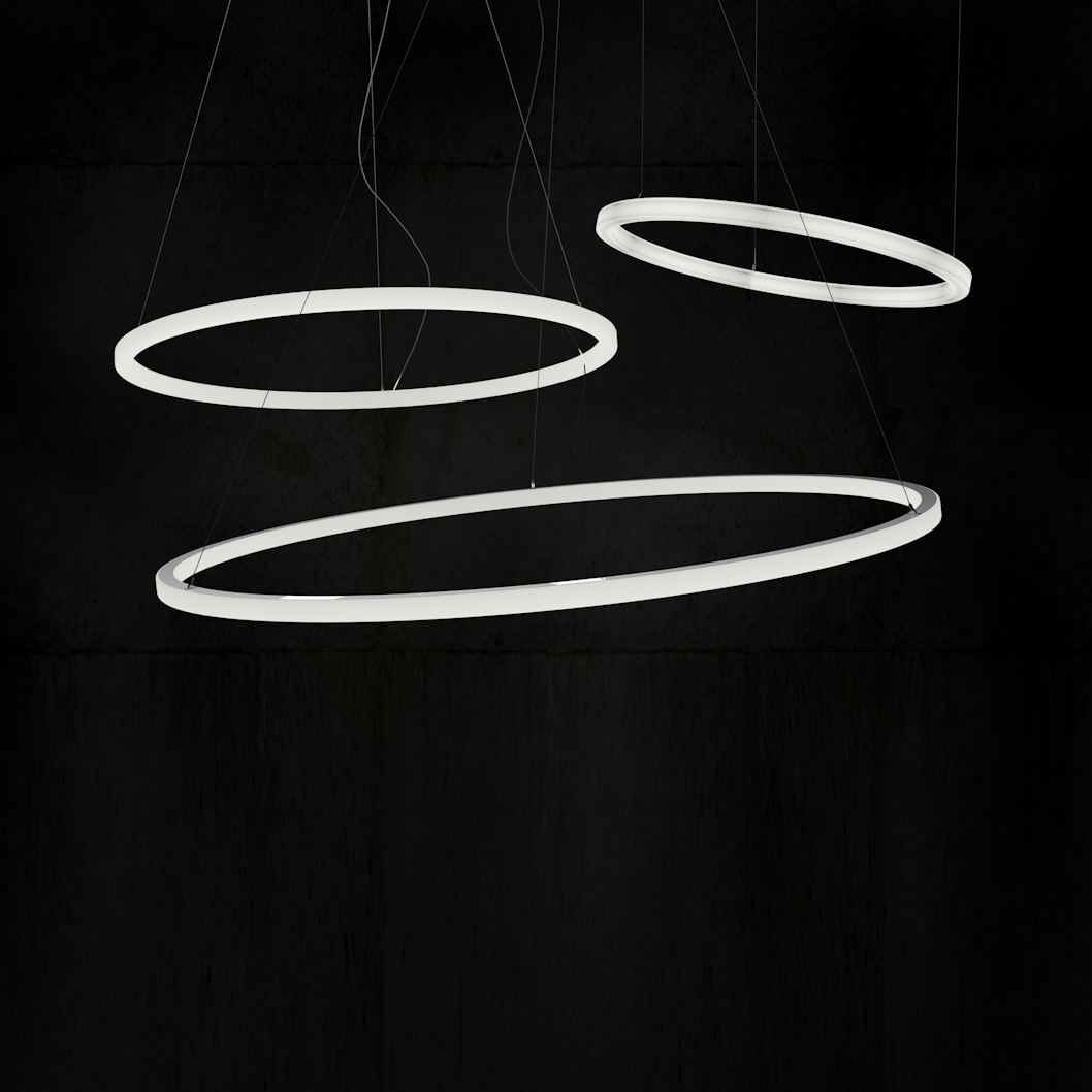 Afficher le produit Luminaire LED en forme d'anneau TheO 2000 lampe à suspension du fabricant leuchtstoff