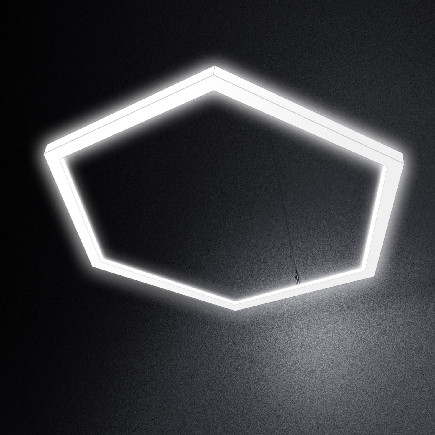Afficher le produit Luminaire hexagonal TheX 1500 lampe à suspension du fabricant leuchtstoff