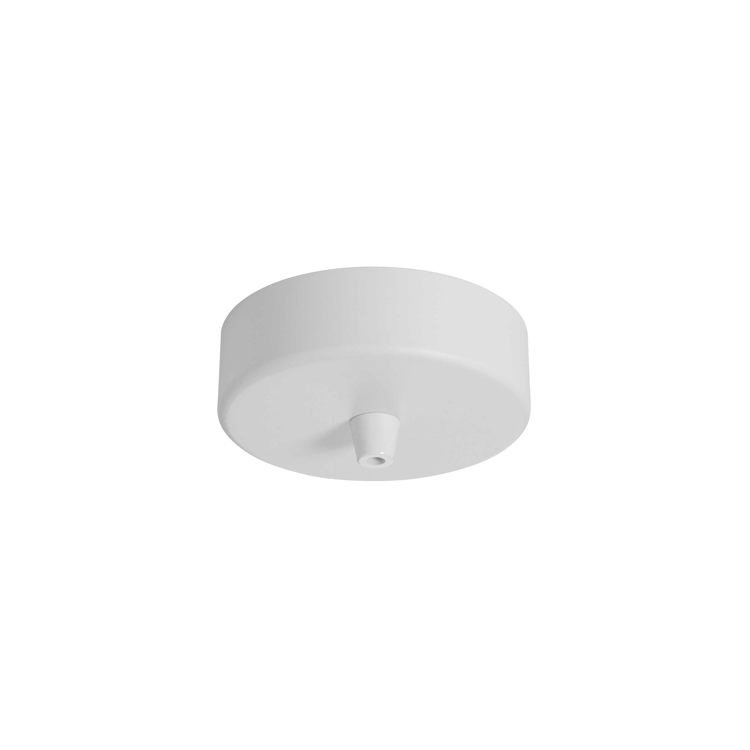 Ceiling Cup Metal White 1 hole