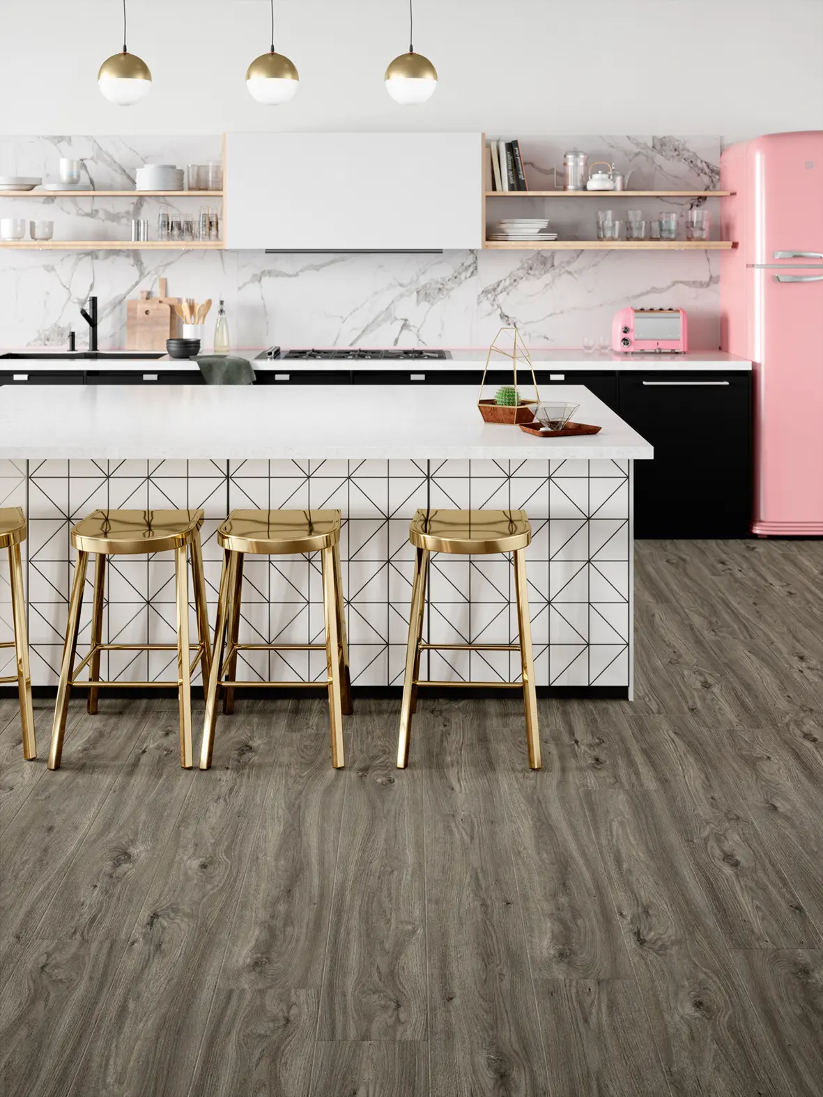 IVC Commercial - Moduleo 55 Impressive | Laurel Oak 51102