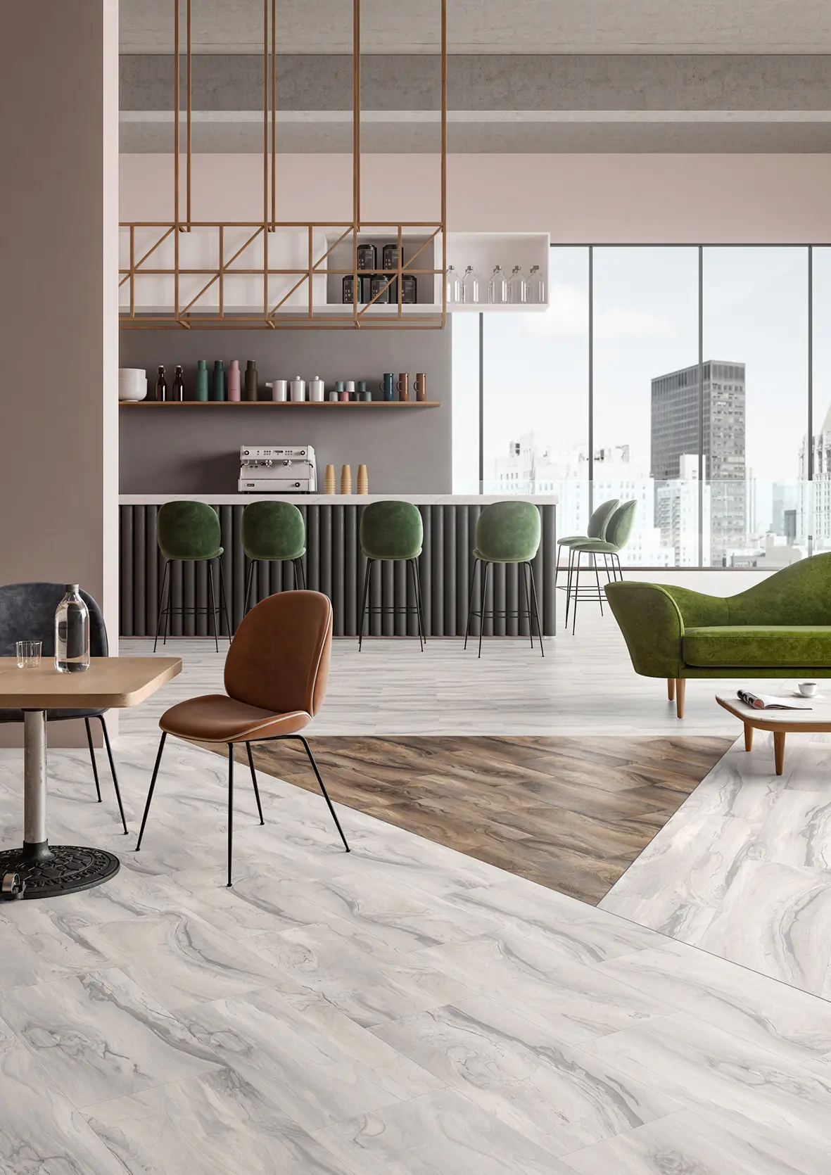 IVC Commercial - Moduleo 55 Tiles | Cloud Stone 46134