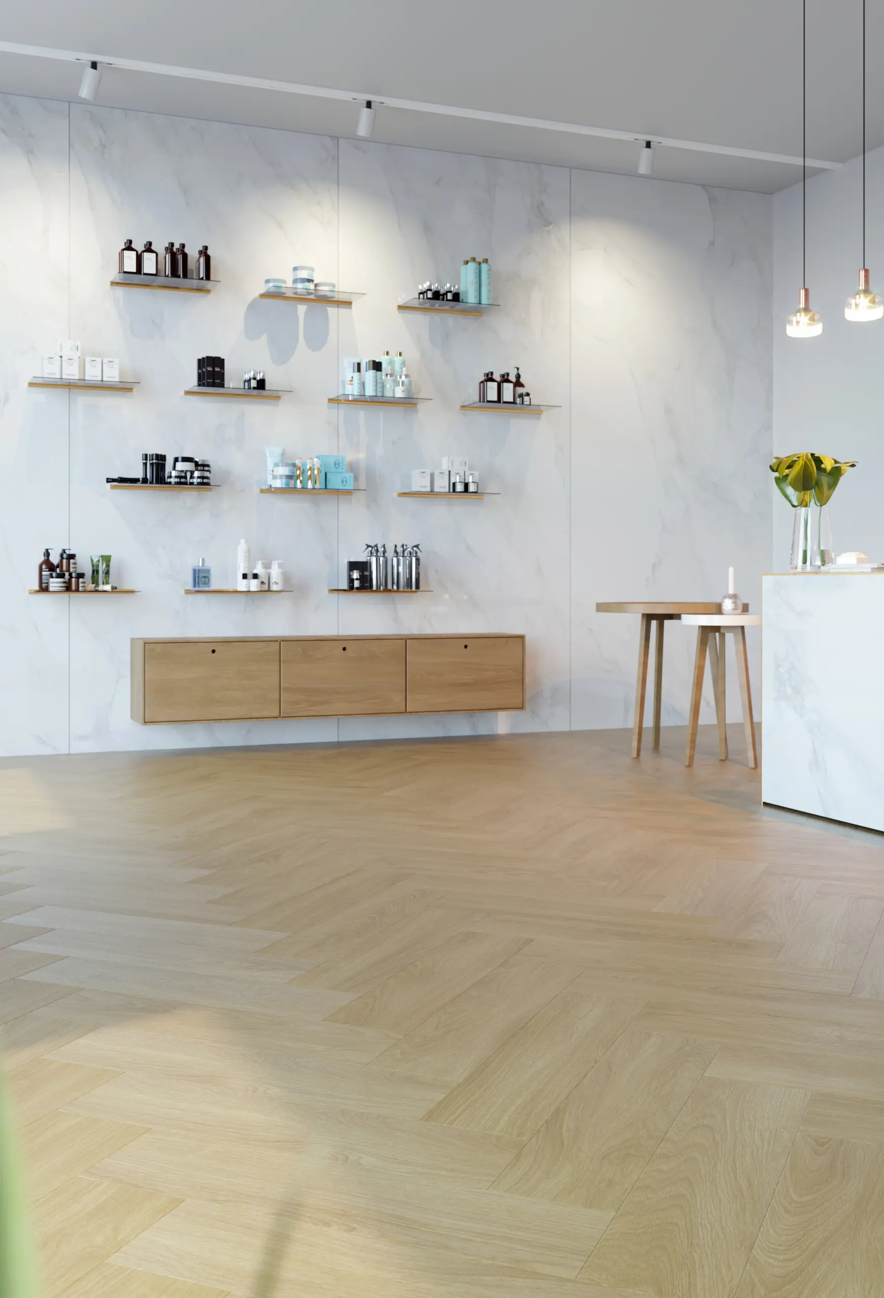IVC Commercial - Moduleo 55 Herringbone | Laurel Oak 51229