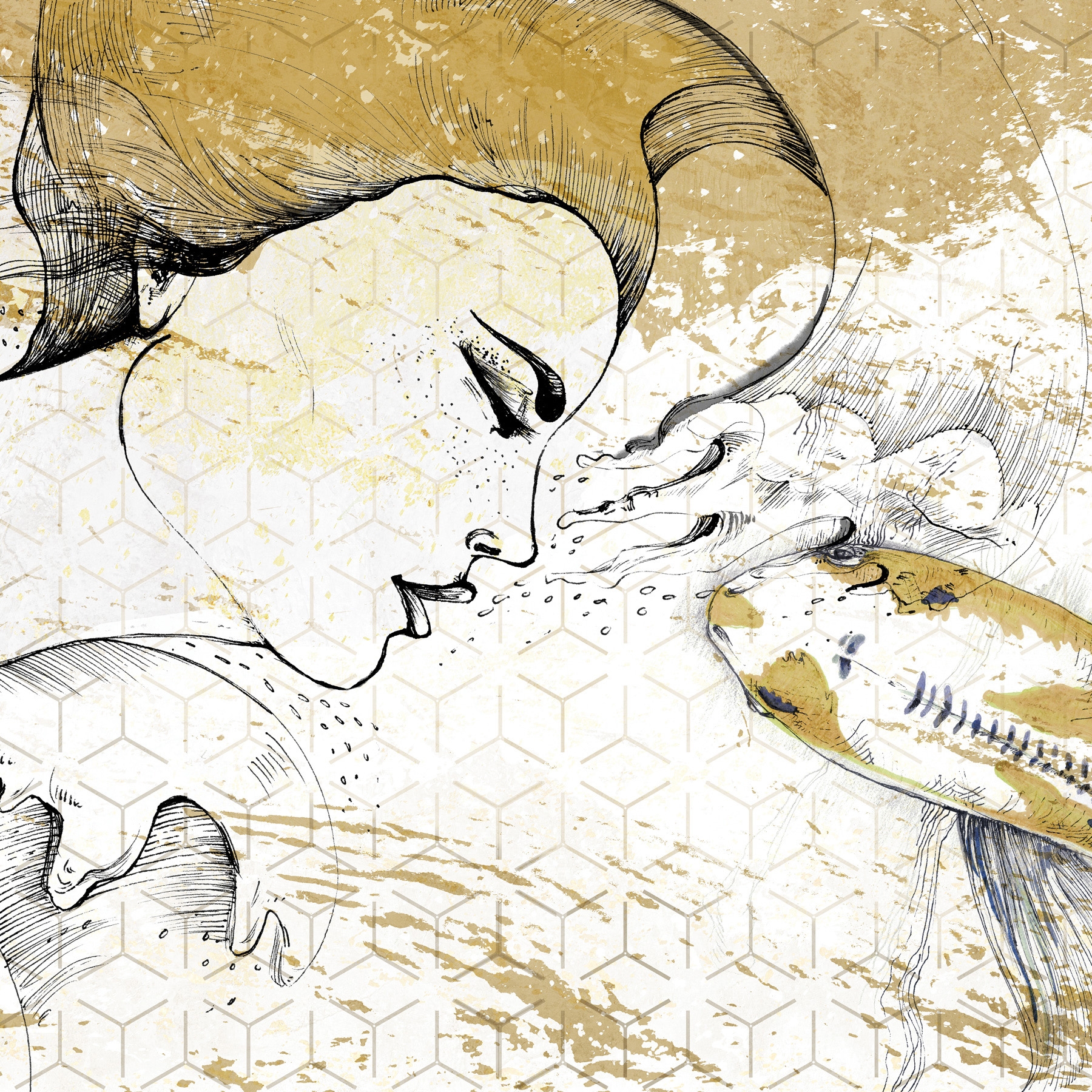 Mostra il prodotto Forgotten beauty | Bold and beautiful_Gold del produttore Walls beyond