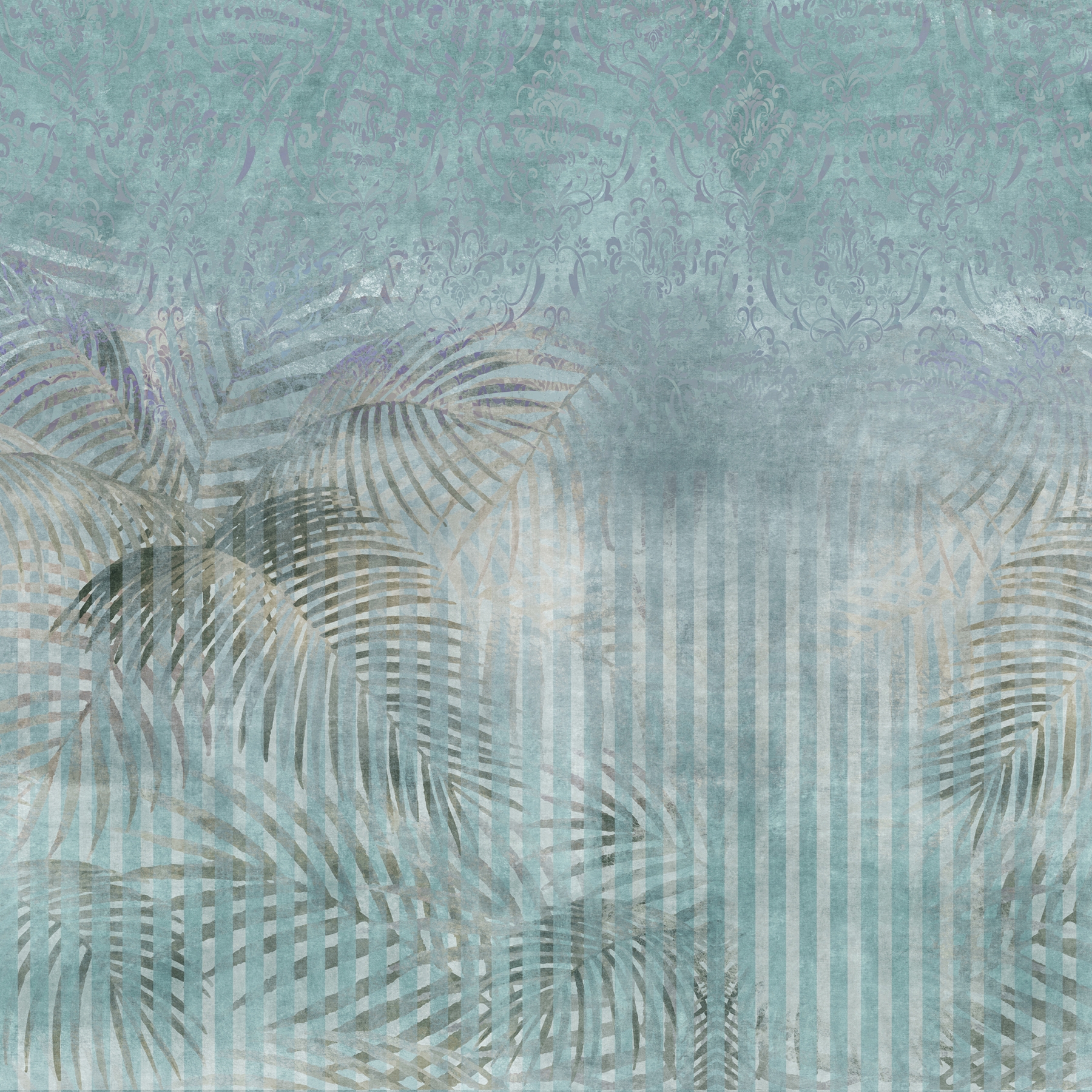 Prelude to a tale | Stripped jungle_columbia blue