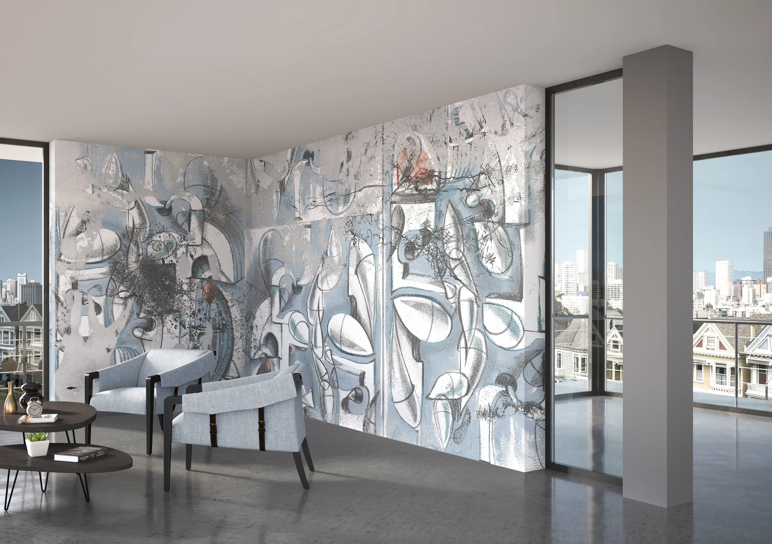 Walls beyond - Breathing texture | Elements