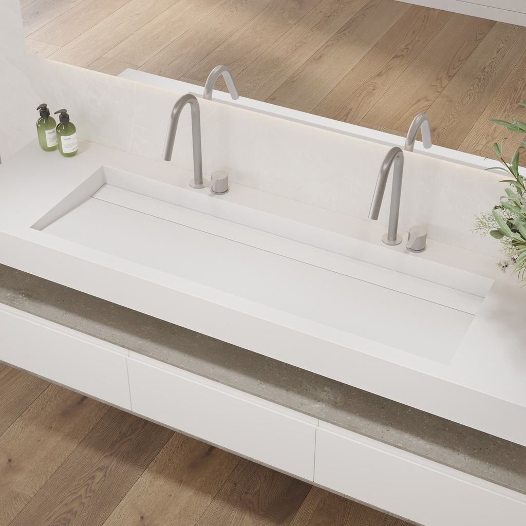 Afficher le produit CORIAN® | Vasque Cassiopeia Plus Slim en Corian® du fabricant Riluxa