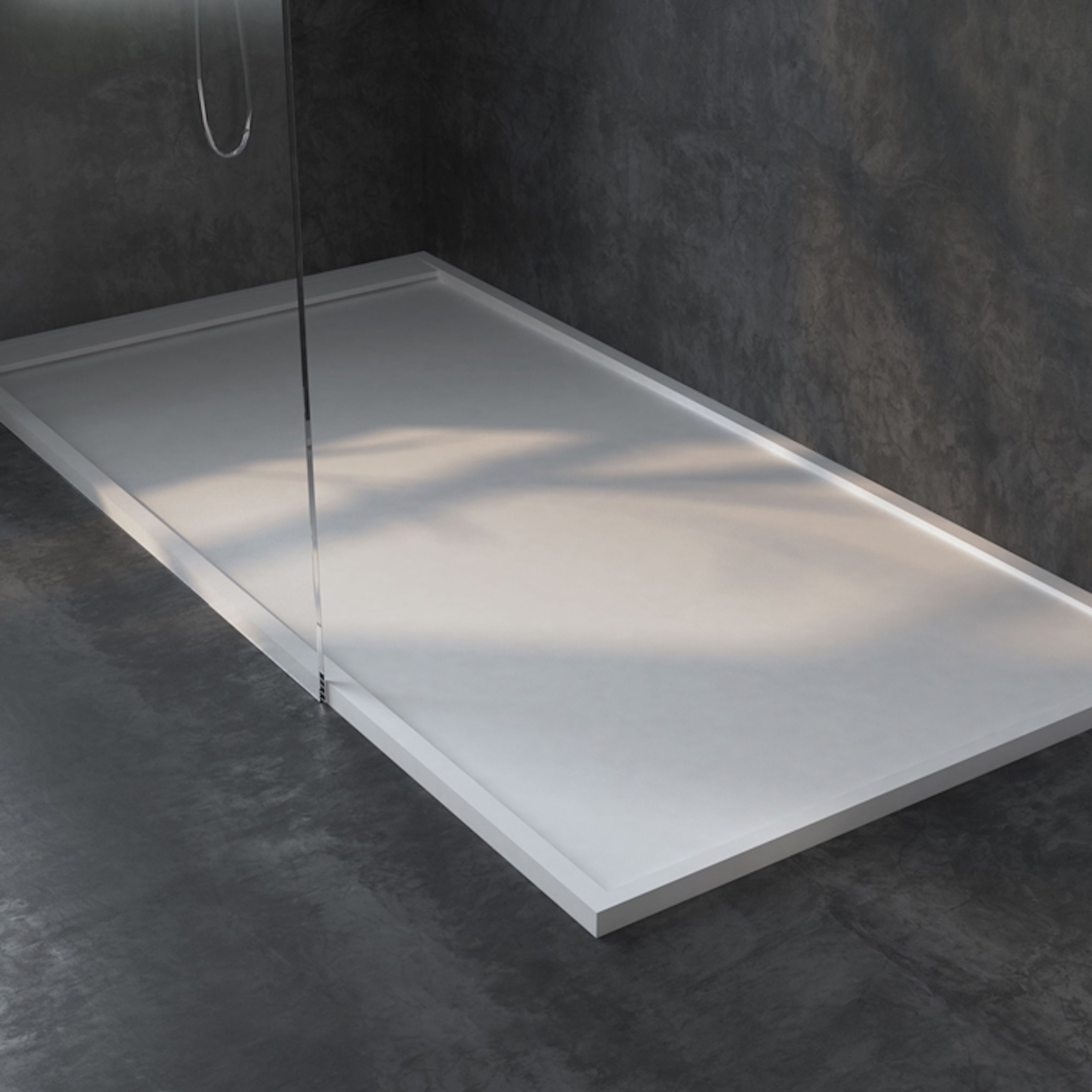 Display product CORIAN® | Sagitta DuPont™ Corian® Raised Shower Tray - Made-to-measure from manufacturer Riluxa