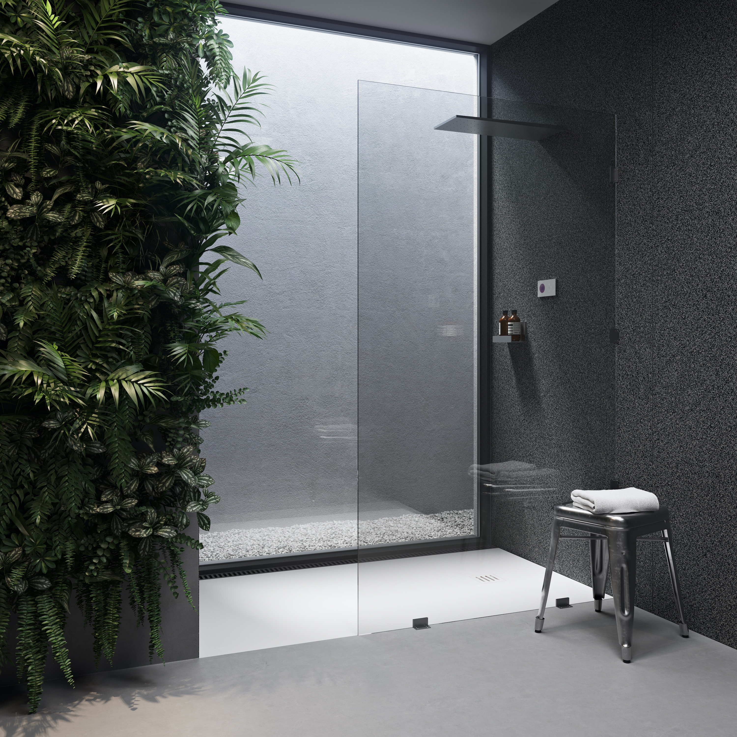 Display product CORIAN® | Orion DuPont™ Corian® Ultra Slim Shower Tray - Made-to-measure from manufacturer Riluxa