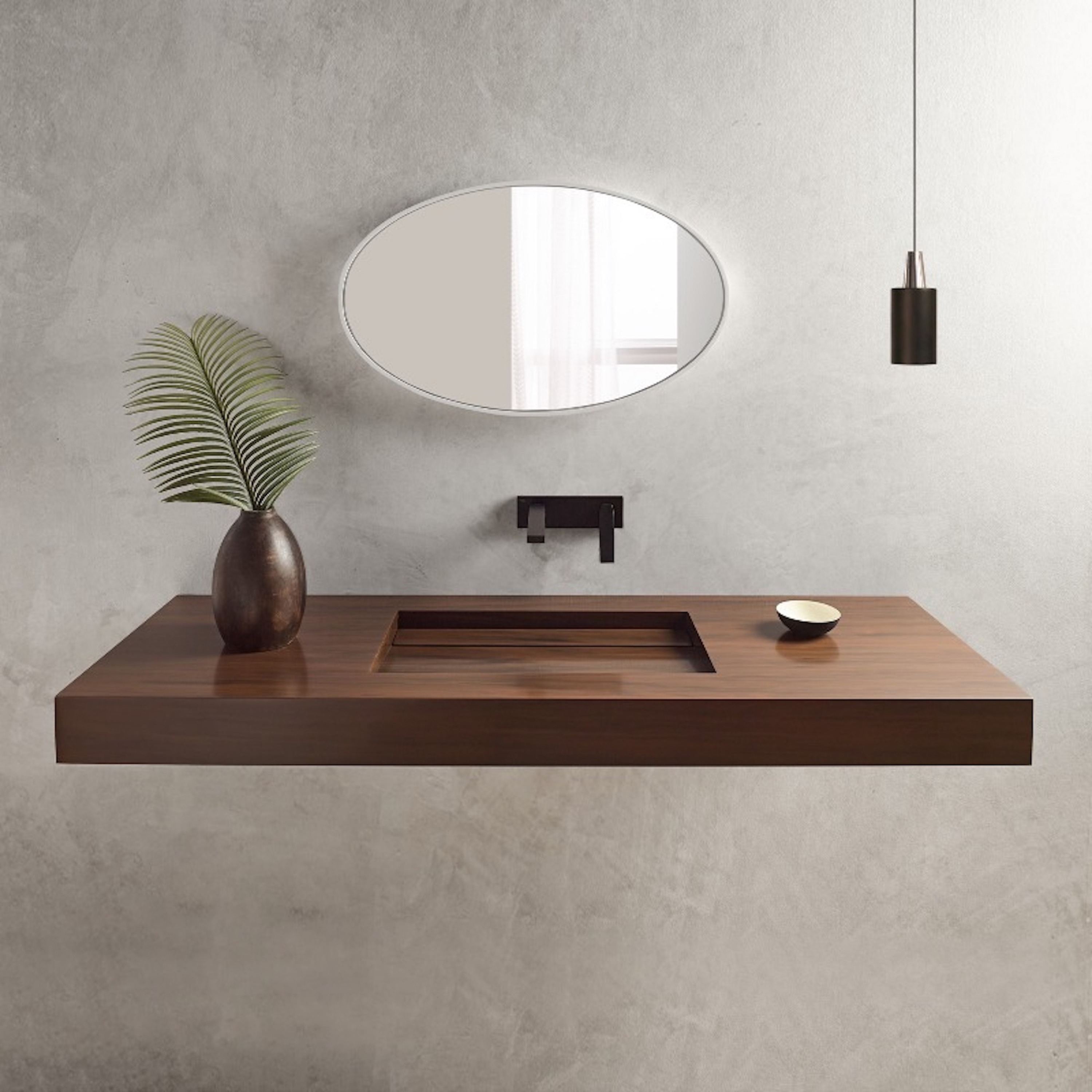 Mostra il prodotto CORIAN® COLOUR | Corian® Colour Cassiopeia Lavabo sospeso del produttore Riluxa