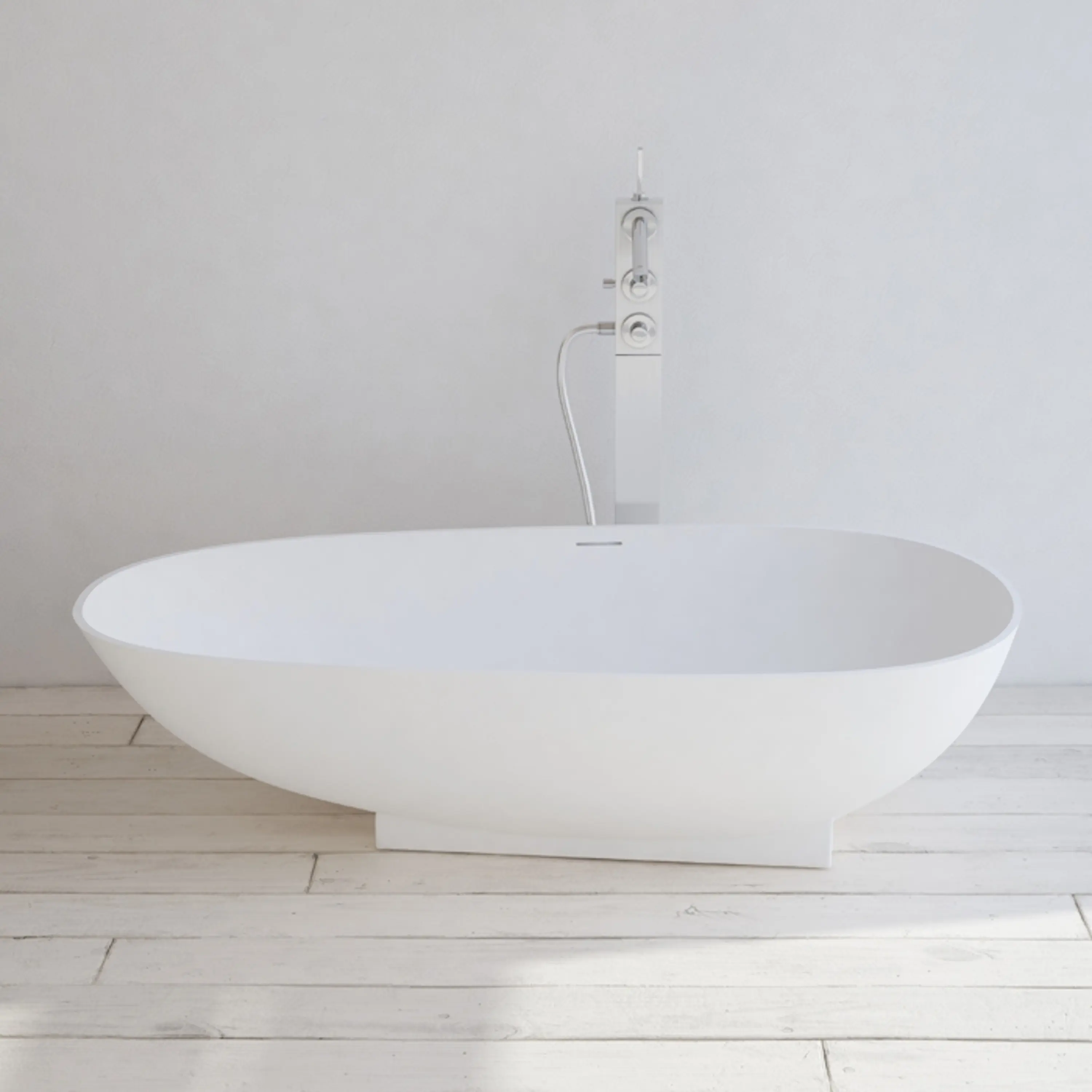 Riluxa - SOLID SURFACE | Paris Freestanding Solid Surface Bathtub