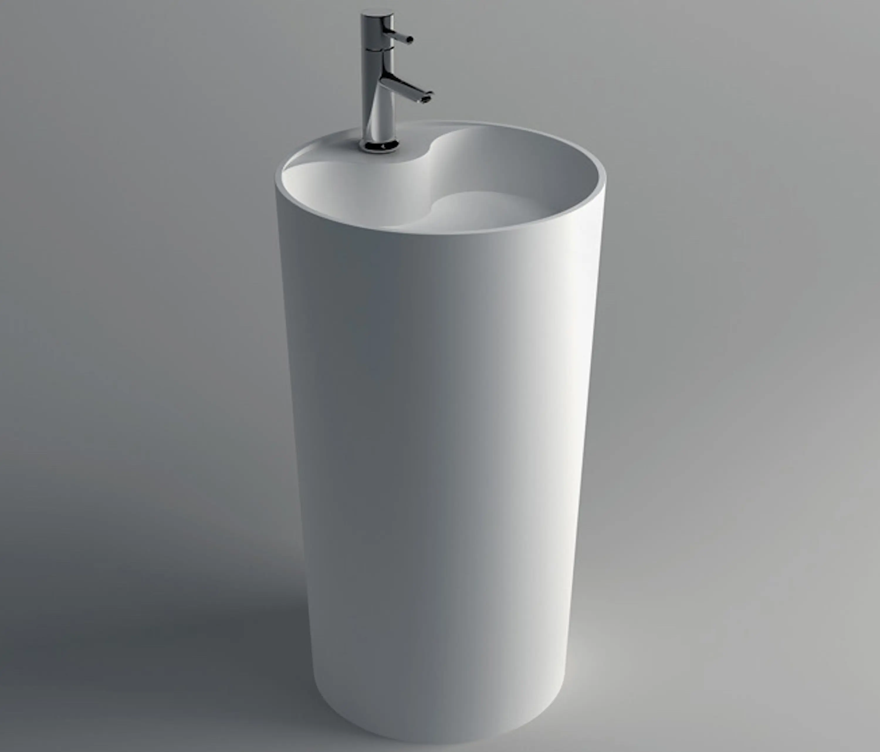 Riluxa - SOLID SURFACE | Spark Solid Surface Freestanding Washbasin
