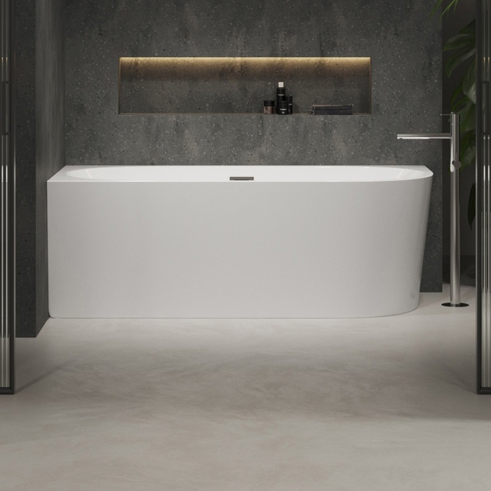 Display product ACRYLIC | Aludra Corner Bathtub from manufacturer Riluxa