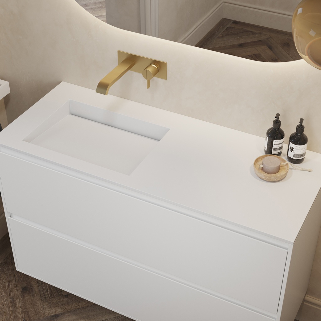 Produkt CORIAN® | Sagitta Corian® Einzel-Waschtischplatte des Herstellers Riluxa anzeigen