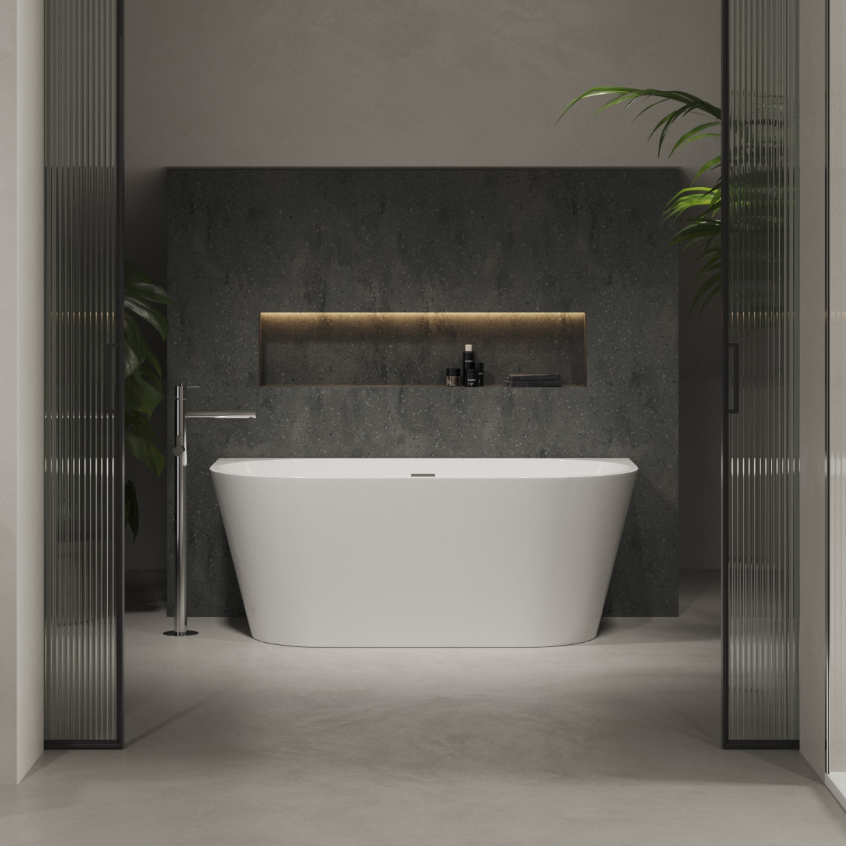 Mostra il prodotto ACRYLIC | Aludra Vasca da Bagno Indipendente in Acrilico - 150cm del produttore Riluxa