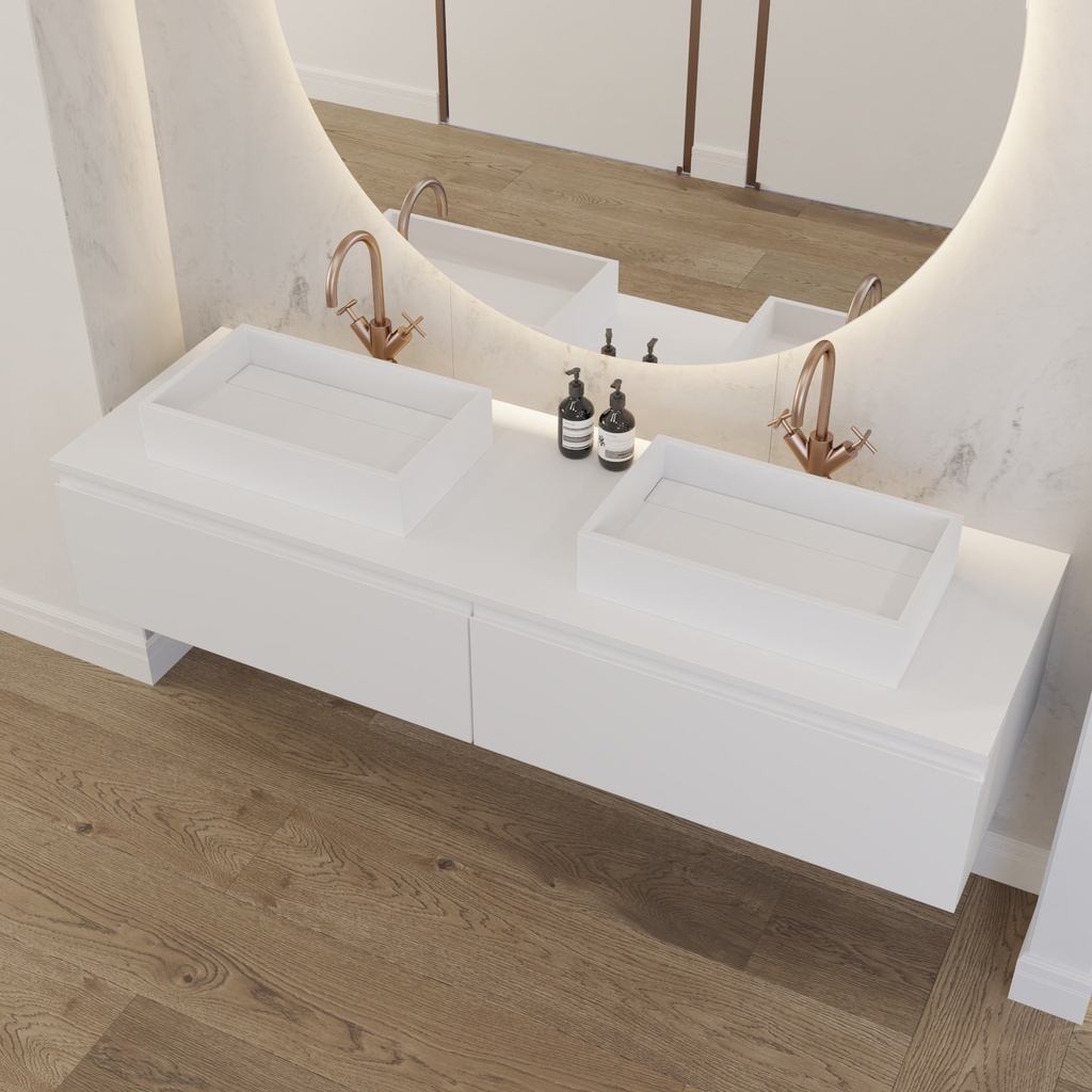 Mostrar el producto MINERAL STONE® | Lavabo sobre encimera Maltese de Solid Surface del fabricante Riluxa