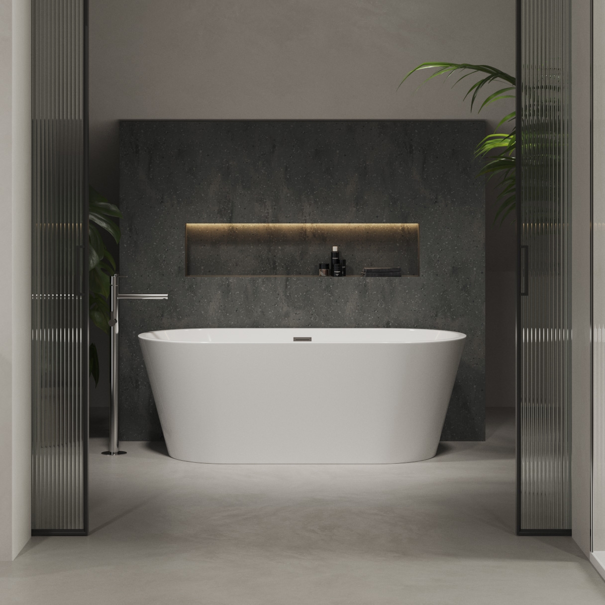 Produkt ACRYLIC | Freistehende Badewanne Bruges 160cm des Herstellers Riluxa anzeigen