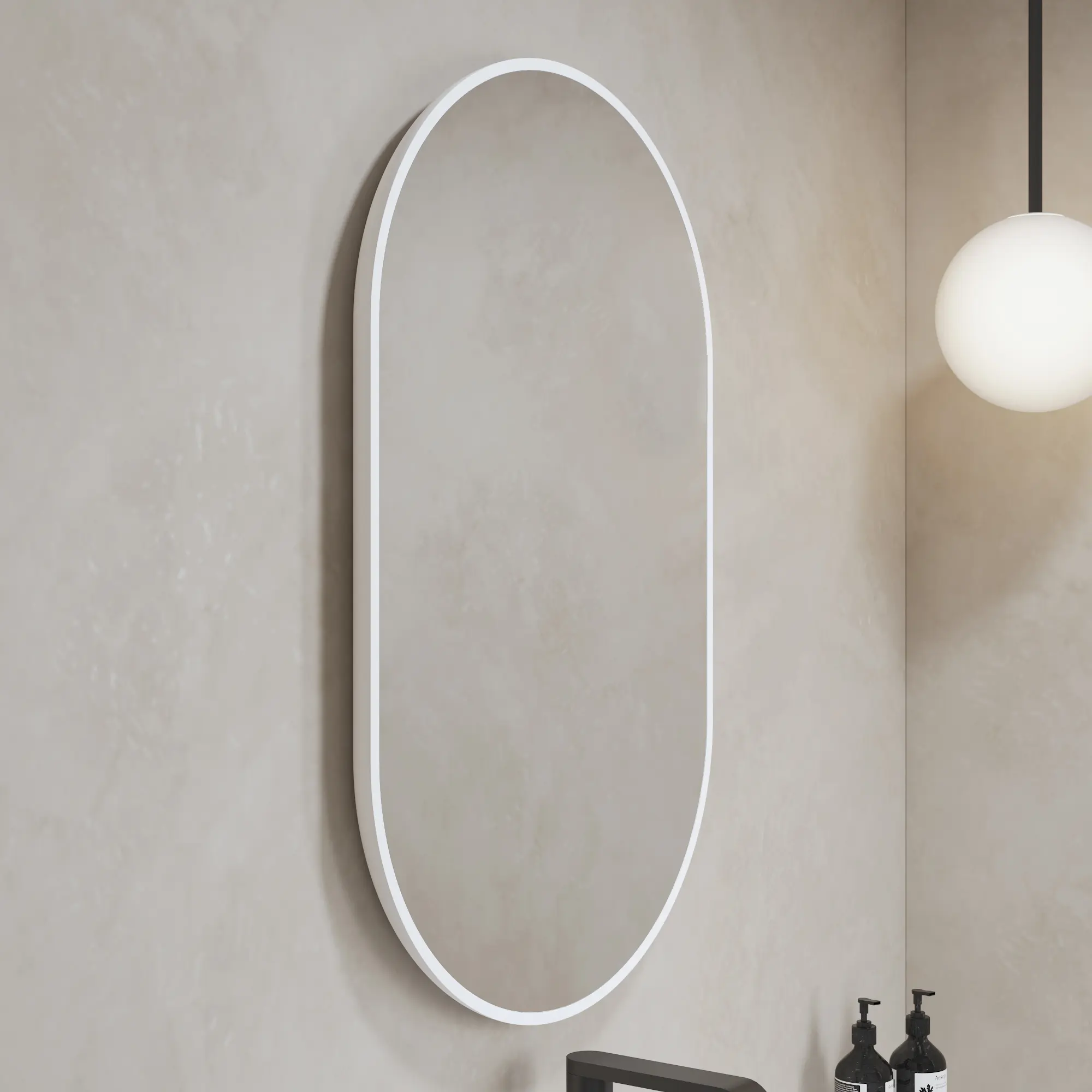 Riluxa - SOLID SURFACE | Miroir Cloud en Solid Surface