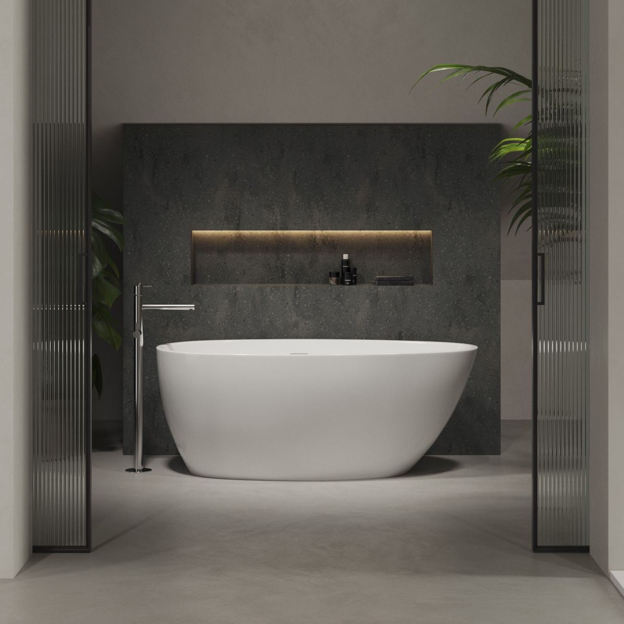 Produkt ACRYLIC | Freistehende Badewanne EGG 150cm des Herstellers Riluxa anzeigen