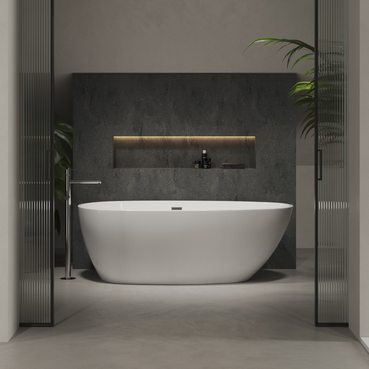Produkt ACRYLIC | Freistehende Badewanne EGG 170cm des Herstellers Riluxa anzeigen