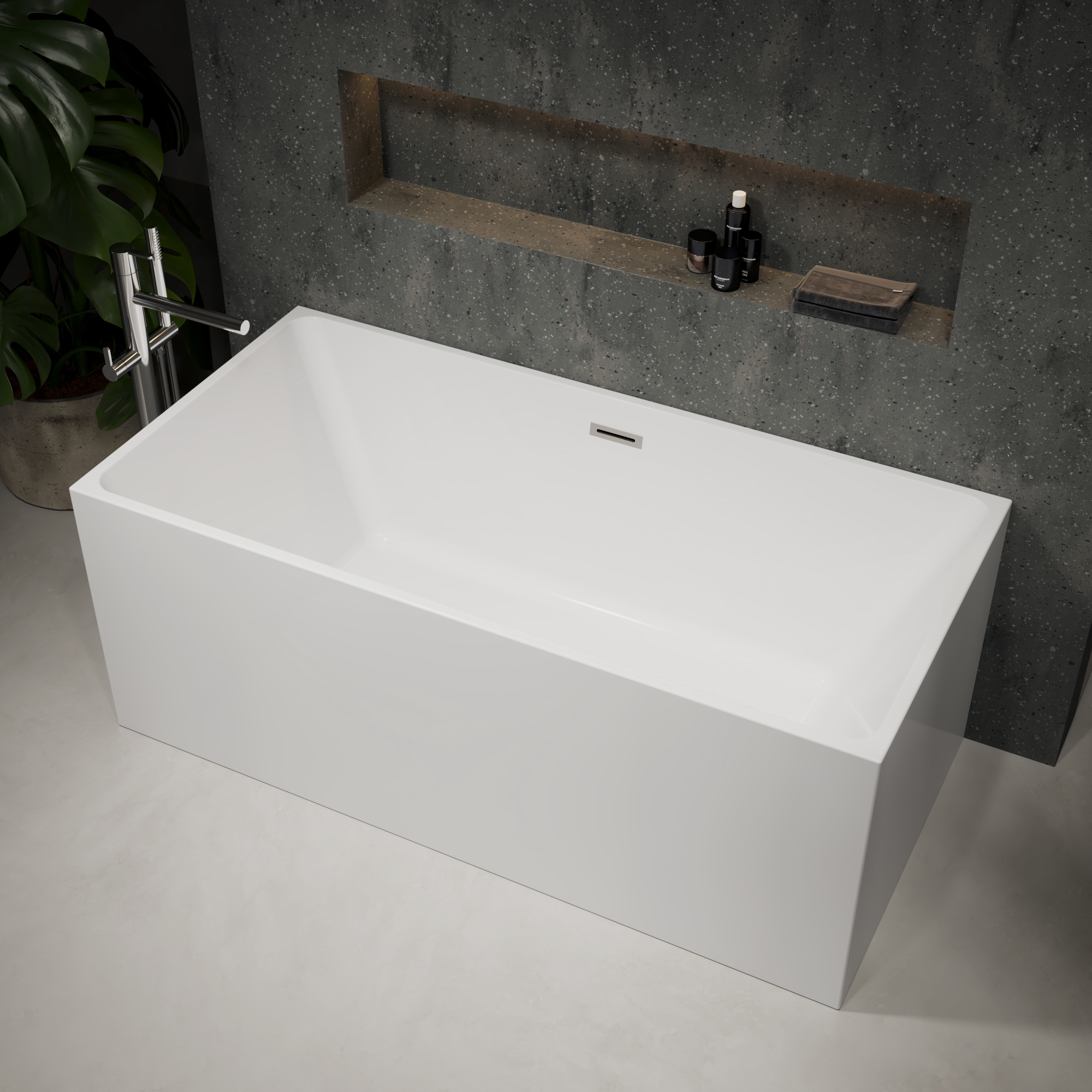 Mostra il prodotto ACRYLIC | Melbourne Vasca da Bagno Indipendente in Acrilico - 170cm del produttore Riluxa