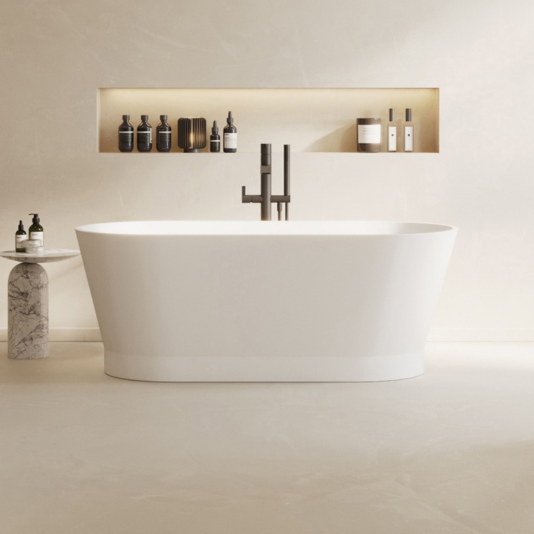 Mostra il prodotto MINERAL STONE® | Nevers Vasca da bagno indipendente in Solid Surface del produttore Riluxa