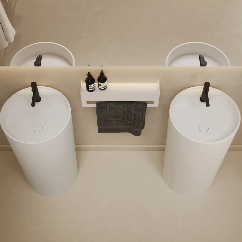 Riluxa - MINERAL STONE® | Spark Solid Surface Freestanding Washbasin