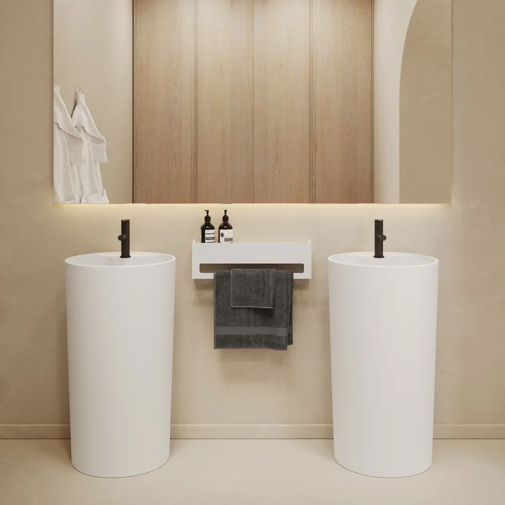 Riluxa - MINERAL STONE® | Spark Solid Surface Freestanding Washbasin