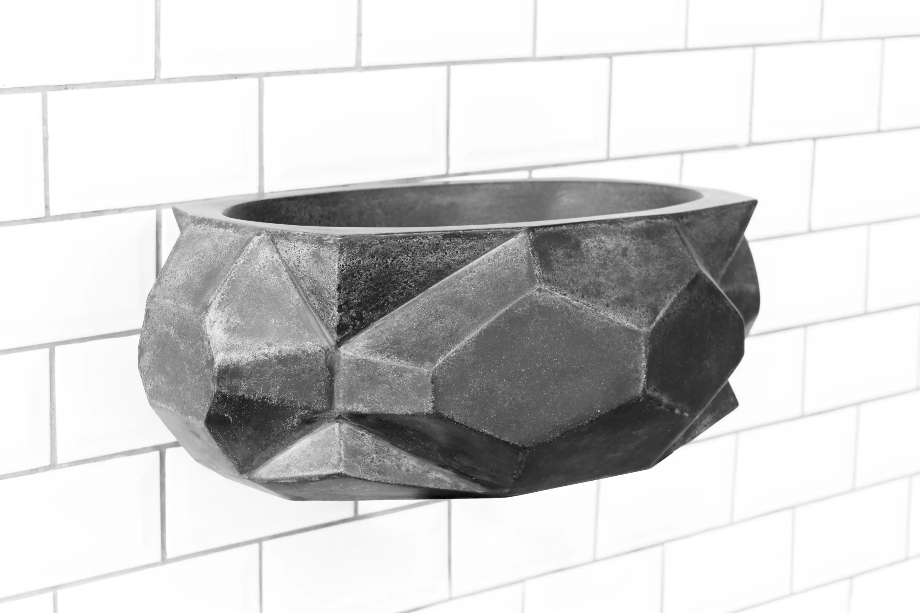 ConSpire - Diamond Piccola Dusk Grey Concrete Basin - Sink - Vessel - Washbasin