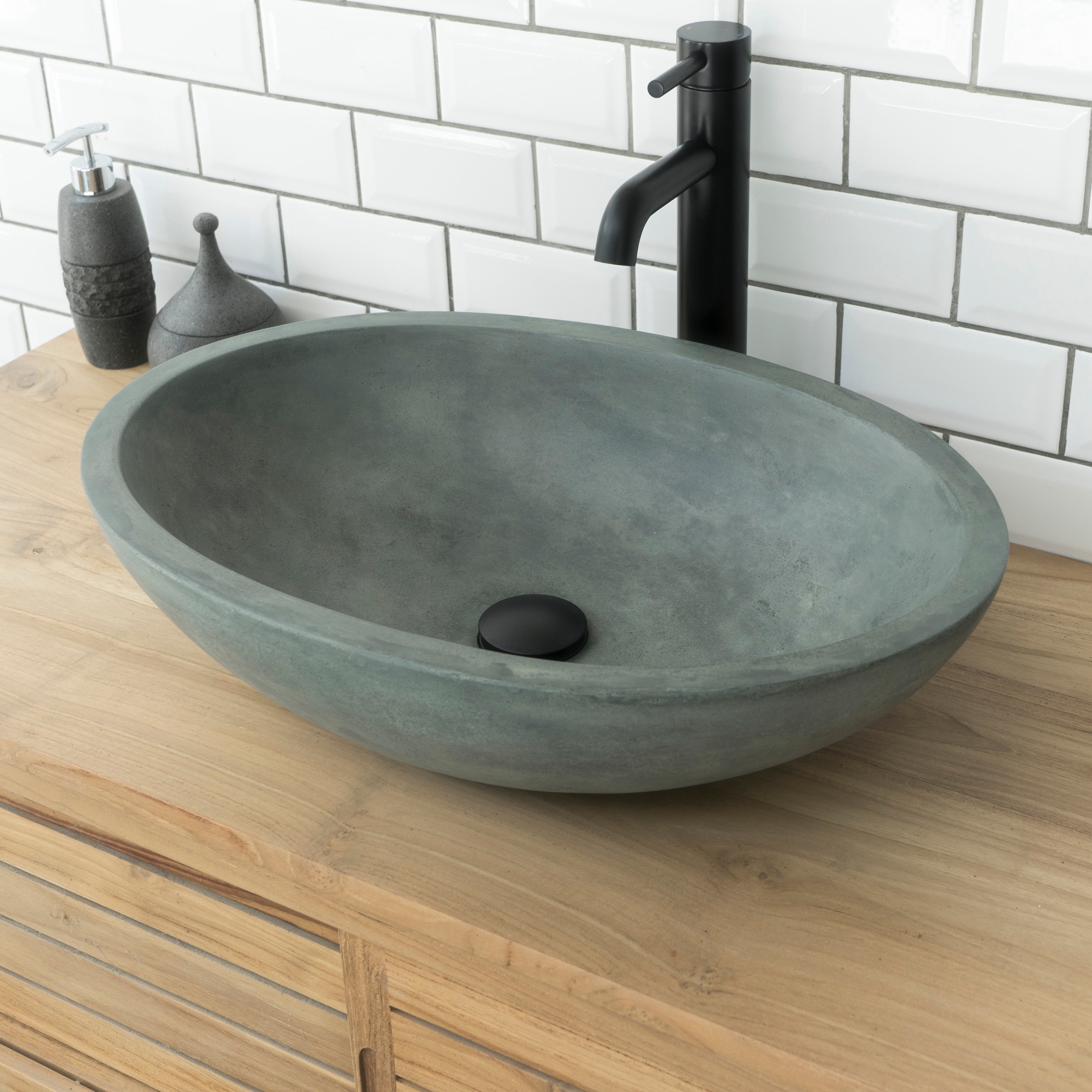 Produkt Luca Grande Copper Green Concrete Basin - Sink - Vessel - Washbasin des Herstellers ConSpire anzeigen