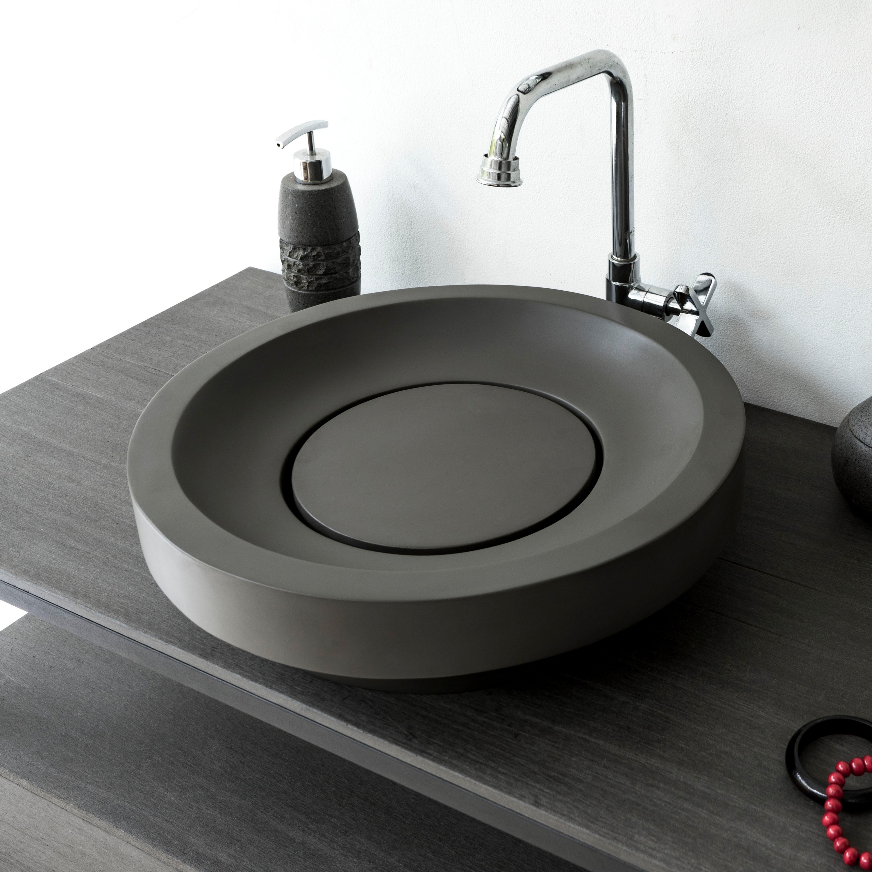 Produkt Napoli Dark Grey Concrete Basin - Sink - Vessel - Washbasin des Herstellers ConSpire anzeigen