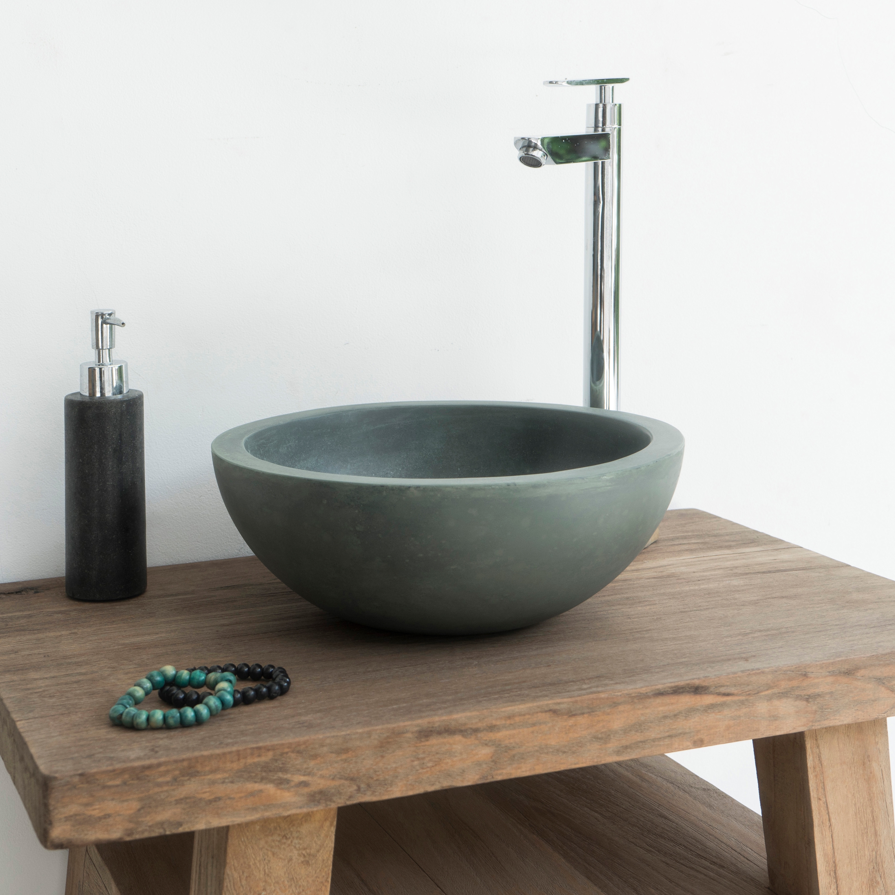 Palermo Copper Green Concrete Basin - Sink - Vessel - Washbasin