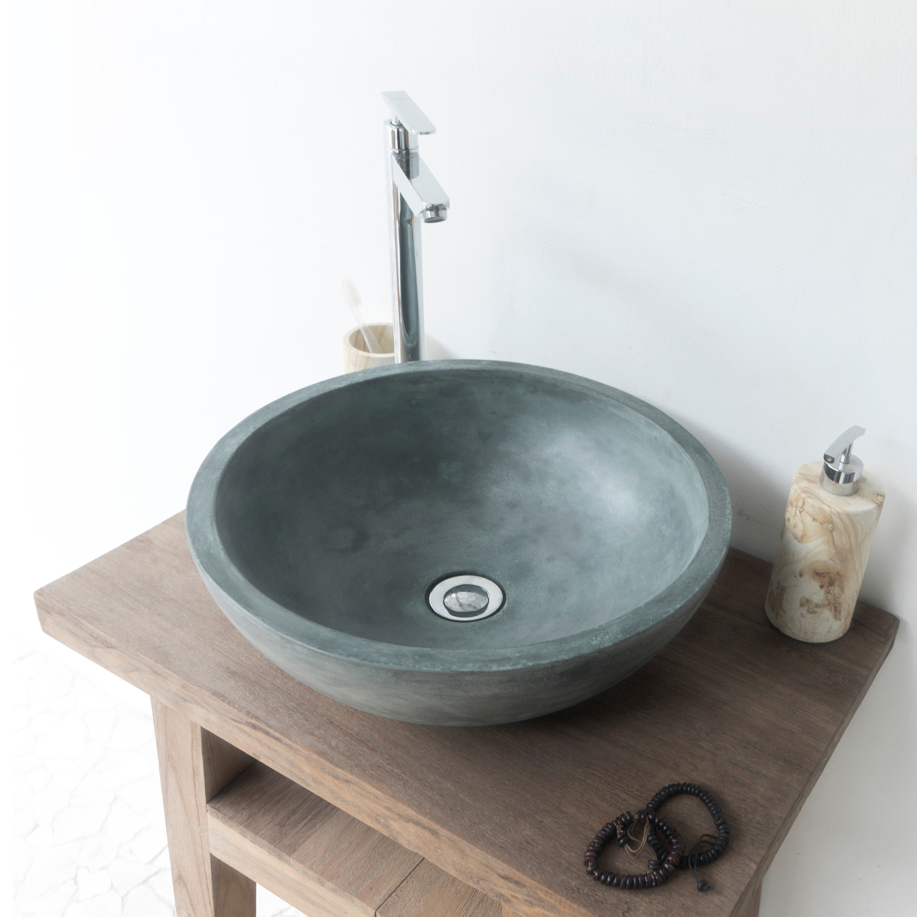 Palermo Grande Copper Green Concrete Basin - Sink - Vessel - Washbasin