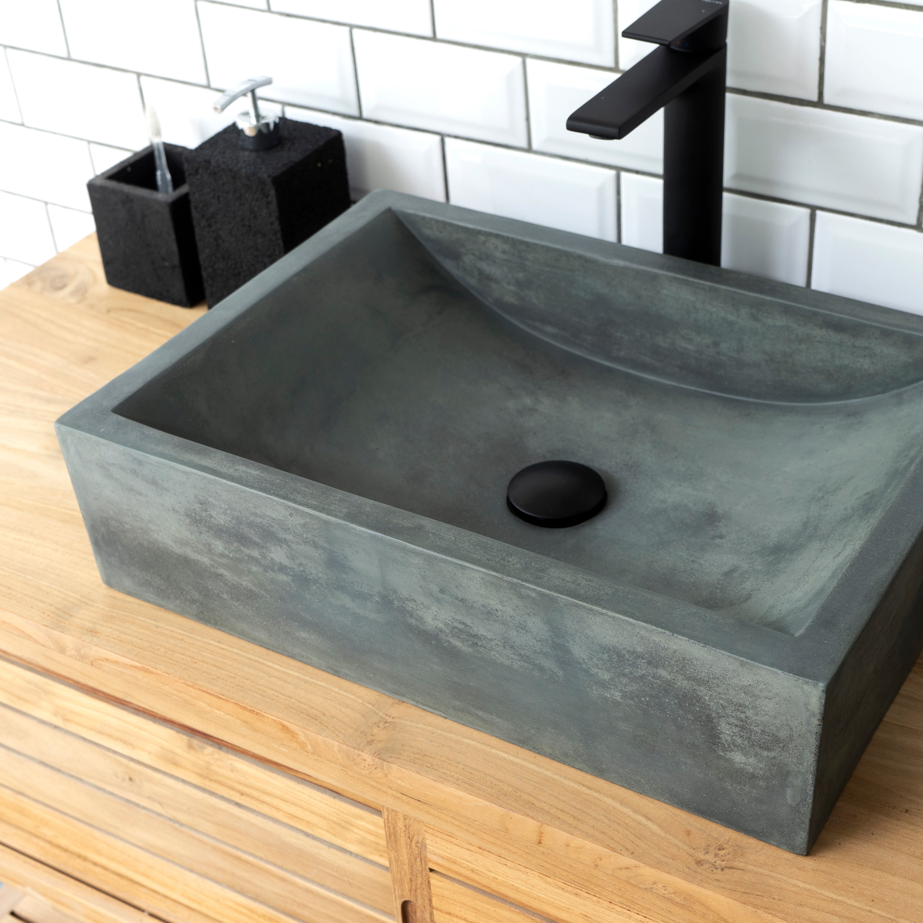 Torino Copper Green Concrete Basin - Sink - Vessel - Washbasin