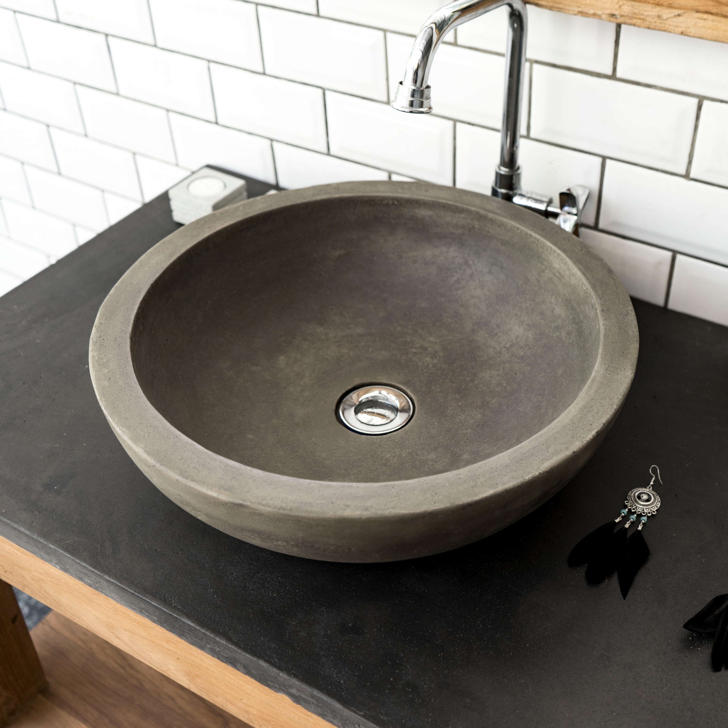 Produkt Alba Natural Concrete Basin - Sink - Vessel - Washbasin des Herstellers ConSpire anzeigen