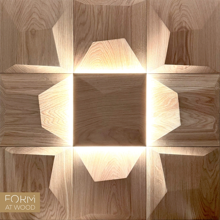 Vertoon produk Lighting Panels van vervaardiger Form at Wood