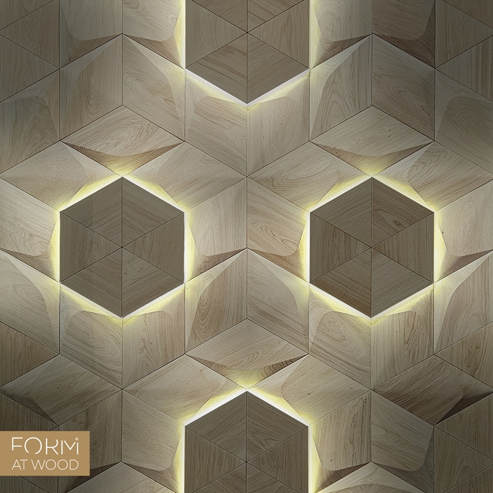Vertoon produk Lighting Panels van vervaardiger Form at Wood