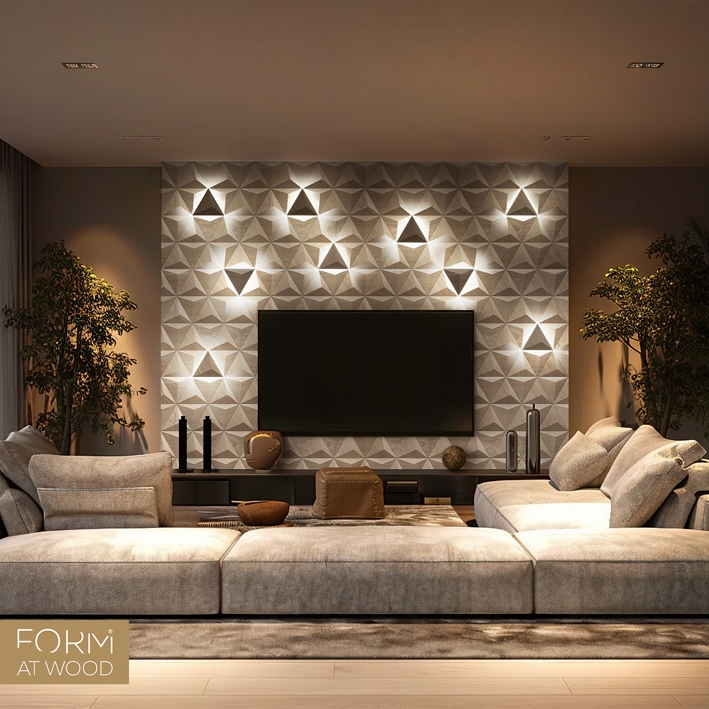 Vertoon produk Lighting Panels van vervaardiger Form at Wood