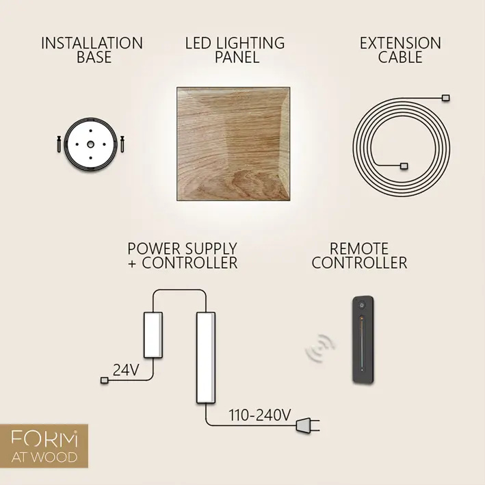 Form at Wood - Lighting Panels