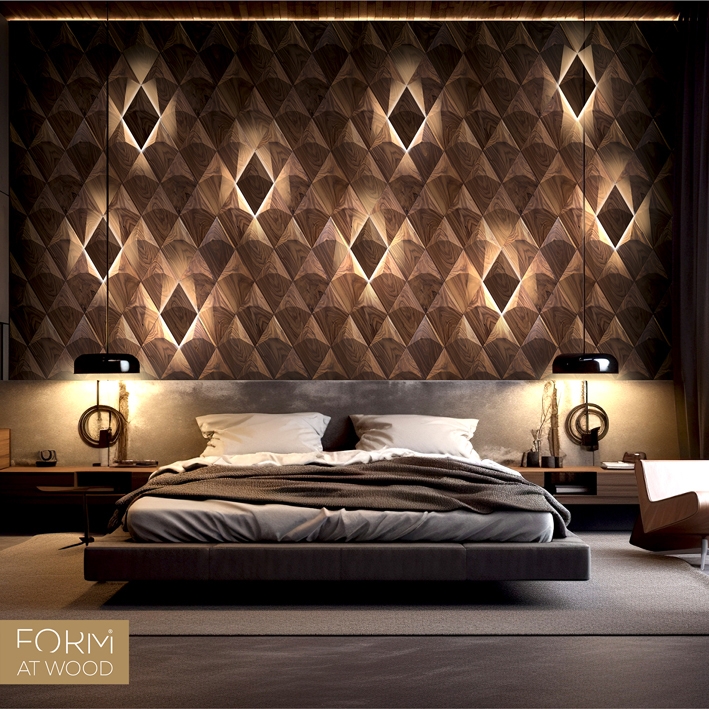 Vertoon produk Lighting Panels van vervaardiger Form at Wood